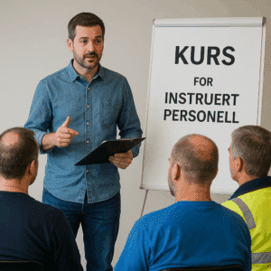 instruert personell kurs, vaktmester, driftstekniker