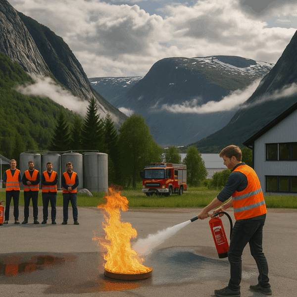 Brannvern-Brannvernkurs-Slukkeøvelse