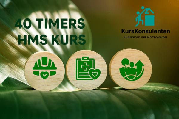 40 timers HMS kurs - Verneombud- AMU