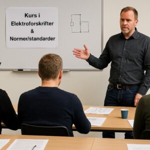 Kurs i Elektroforskrifter & Normer/standarder