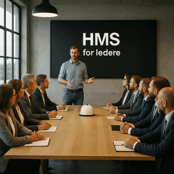 HMS-kurs for ledere, HMS-opplæring for arbeidsgivere, arbeidsmiljøloven § 3-5, HMS ansvar arbeidsgiver, systematisk HMS-arbeid, HMS-revisjon, risikovurdering og internkontroll, sikkerhetskultur og HMS-ledelse, ergonomi og arbeidsmiljø, psykososialt arbeidsmiljø