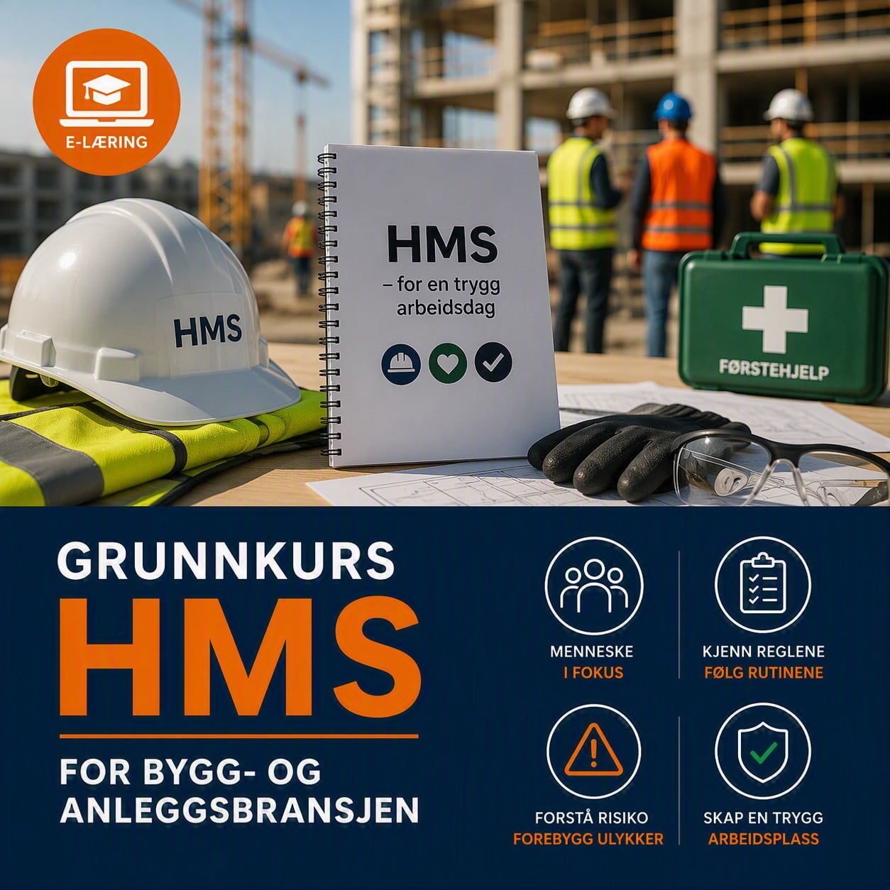 Grunnkurs HMS for bygg- og anleggsbransjen